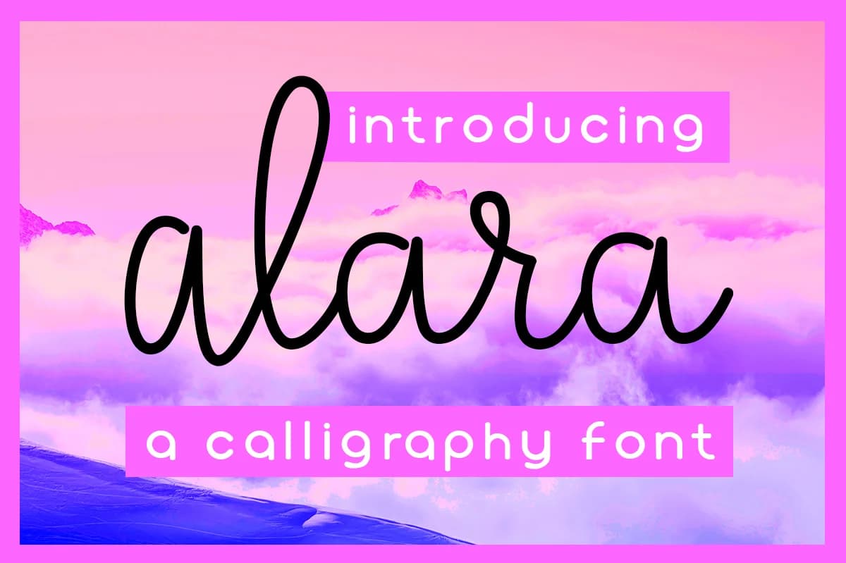 Alara Font by Silhouette America, Inc. — Script Handwritten Font