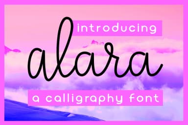 Alara Font by Silhouette America, Inc. — Script Handwritten Font — thumbnail 1