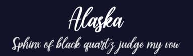 Alaska by Skiiller Studio — Script Handwritten Font — thumbnail 2