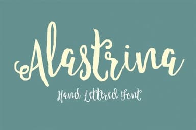 Alastrina Font by Area Type — Script Handwritten Font — thumbnail 1