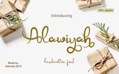 Alawiyah Font by Letterdy — Script Handwritten Font — thumbnail 1