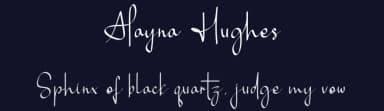 Alayna Hughes by RantautypeStudio — Script Handwritten Font — thumbnail 2