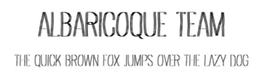 Albaricoque Team by Woodcutter — Script Handwritten Font — thumbnail 1