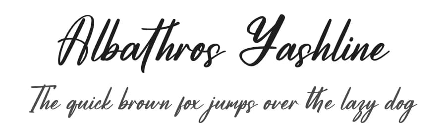 Albathros Yashline by Letterena Studios — Script Handwritten Font