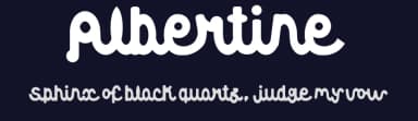 Albertine by paintblack — Script Handwritten Font — thumbnail 2
