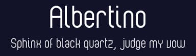 Albertino by Davide Ardissone — Sans Serif Font — thumbnail 2