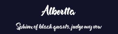 Albertta by Pineungtype Missinklab — Script Handwritten Font — thumbnail 2