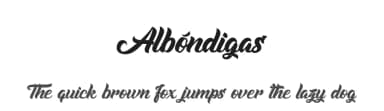 Albóndigas by Octotype  | Thomas Boucherie — Script Handwritten Font — thumbnail 1