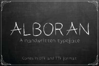 Alboran Font by denestudios — Script Handwritten Font — thumbnail 1