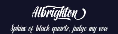 Albrighton by Mozatype — Script Handwritten Font — thumbnail 2