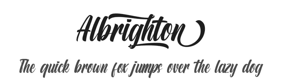 Albrighton by Mozatype — Script Handwritten Font