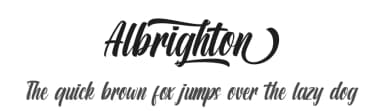 Albrighton by Mozatype — Script Handwritten Font — thumbnail 1
