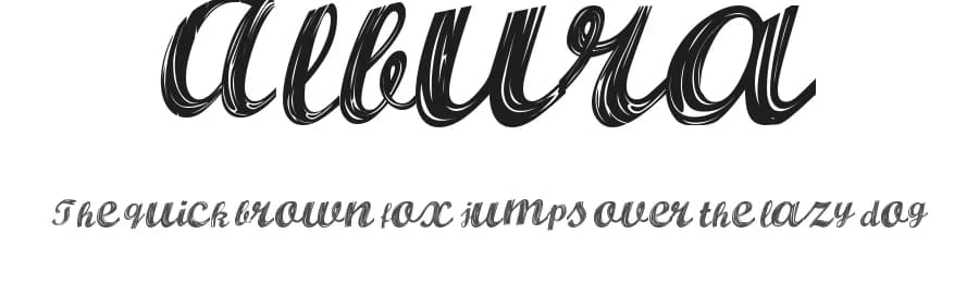 Albura by Virgilio Cortez — Script Handwritten Font