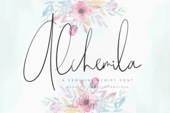 Alchemila Font by Chocotype — Script Handwritten Font