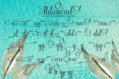 Aldatterid Font by varennew — Script Handwritten Font — thumbnail 8