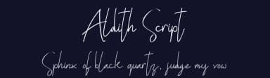 Aldith Script by Edric Studio — Script Handwritten Font — thumbnail 2