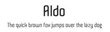 Aldo by Sacha Rein — Sans Serif Font — thumbnail 1