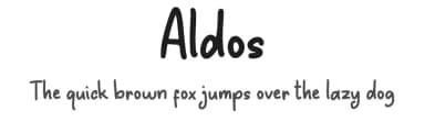 Aldos by Denny Subagja — Script Handwritten Font — thumbnail 1