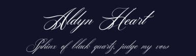 Aldyn Heart by Denustudios — Script Handwritten Font — thumbnail 2