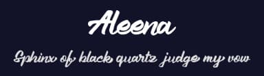 Aleena by kamukita — Script Handwritten Font — thumbnail 2