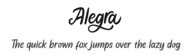 Alegra by 7NTypes — Script Handwritten Font — thumbnail 1