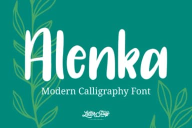 Alenka Font by herbanuts — Script Handwritten Font — thumbnail 1