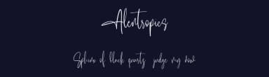 Alentropics by Maulana Creative — Script Handwritten Font — thumbnail 2