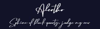 Alertho by Vunira Design — Script Handwritten Font — thumbnail 2