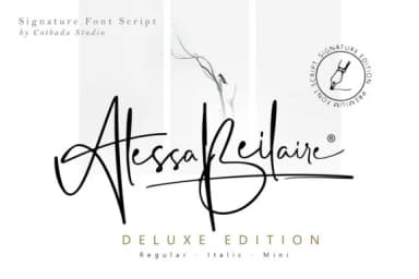 Alessa Beilaire Font by Cotbada Studio — Script Handwritten Font — thumbnail 1