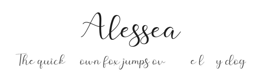 Alessea by AEN Creative Studio — Script Handwritten Font