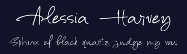 Alessia Harvey by Letterhend Studio — Script Handwritten Font — thumbnail 2