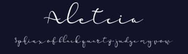 Aletcia by Pineungtype Missinklab — Script Handwritten Font — thumbnail 2