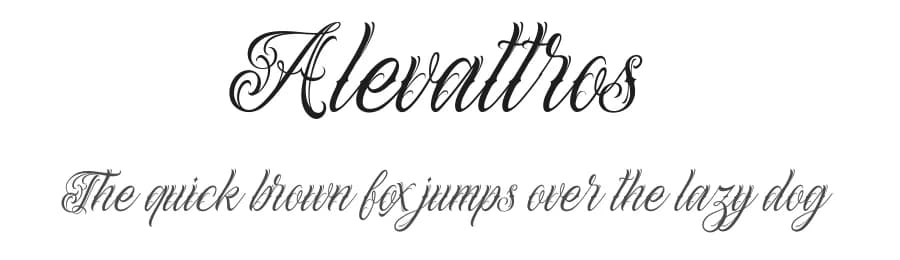Alevattros by ilhamtaro — Script Handwritten Font