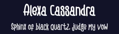 Alexa Cassandra by Eddy Goodboy — Script Handwritten Font — thumbnail 2