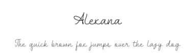 Alexana by VampStudio — Script Handwritten Font — thumbnail 1