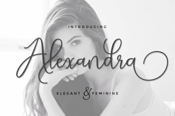 Alexandra Script Font by Cooldesignlab — Script Handwritten Font