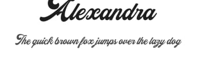 Alexandra by Billy Argel Fonts ® — Script Handwritten Font — thumbnail 1