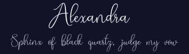 Alexandra by Cooldesignlab — Script Handwritten Font — thumbnail 2