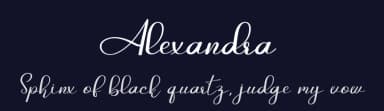Alexandra by Luluk Surotul — Script Handwritten Font — thumbnail 2