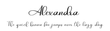 Alexandra by Luluk Surotul — Script Handwritten Font — thumbnail 1