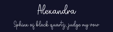 Alexandra by Nirmala Creative — Script Handwritten Font — thumbnail 2