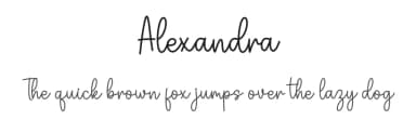 Alexandra by Nirmala Creative — Script Handwritten Font — thumbnail 1
