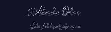Alexandra Orléans by Cat.B — Script Handwritten Font — thumbnail 2