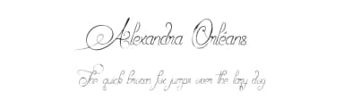 Alexandra Orléans by Cat.B — Script Handwritten Font — thumbnail 1