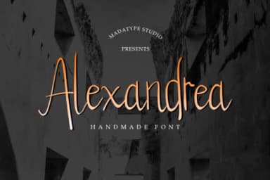 Alexandrea Font by Madatype Studio — Script Handwritten Font — thumbnail 1