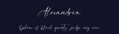 Alexandria by Kong Font — Script Handwritten Font — thumbnail 2