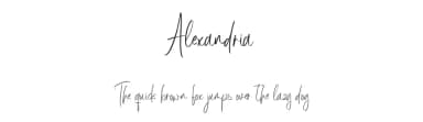 Alexandria by Pineungtype Missinklab — Script Handwritten Font — thumbnail 1