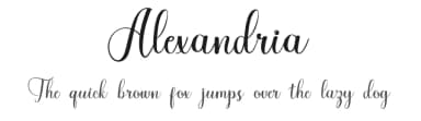 Alexandria by Erik Studio — Script Handwritten Font — thumbnail 1