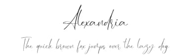 Alexandria by Juliette — Script Handwritten Font — thumbnail 1