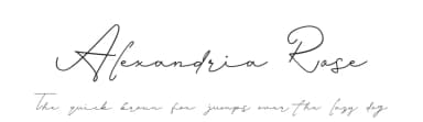 Alexandria Rose by Beautypes — Script Handwritten Font — thumbnail 1